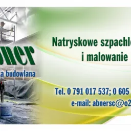 Malowanie i szpachlowanie natryskowe - agregatem